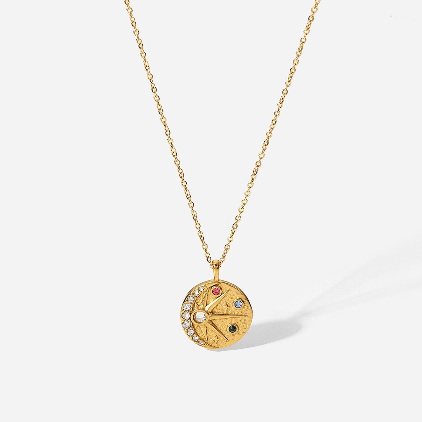 Sun and Moon Necklace