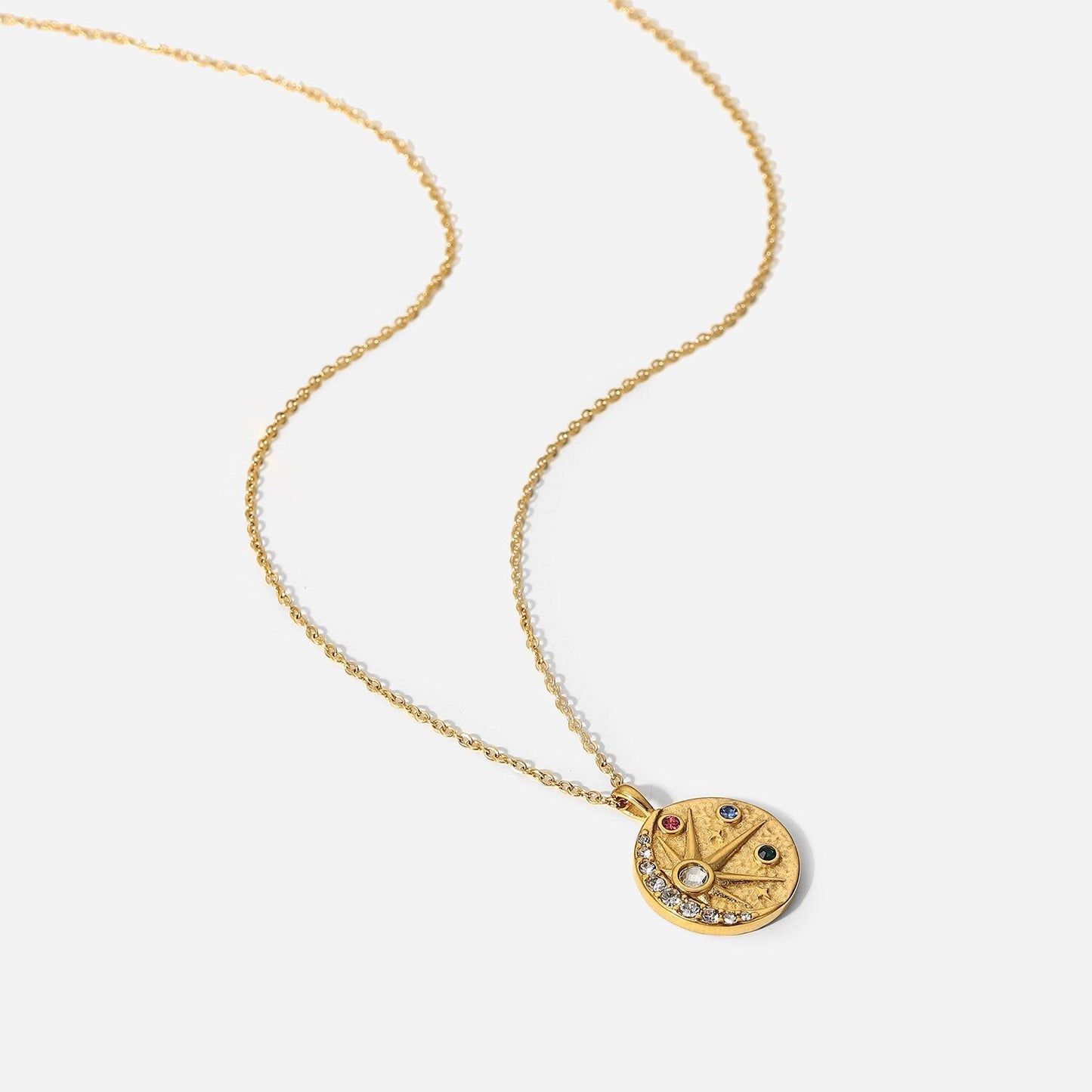 Sun and Moon Necklace