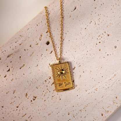 Sun Pendant Necklace