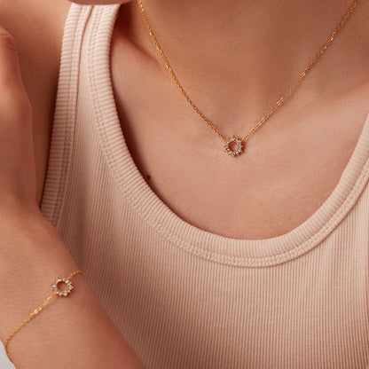 Sun Pendant Necklace