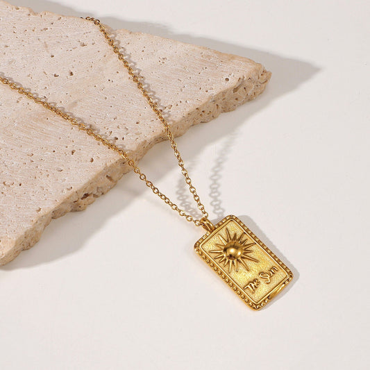Sun Pendant Necklace