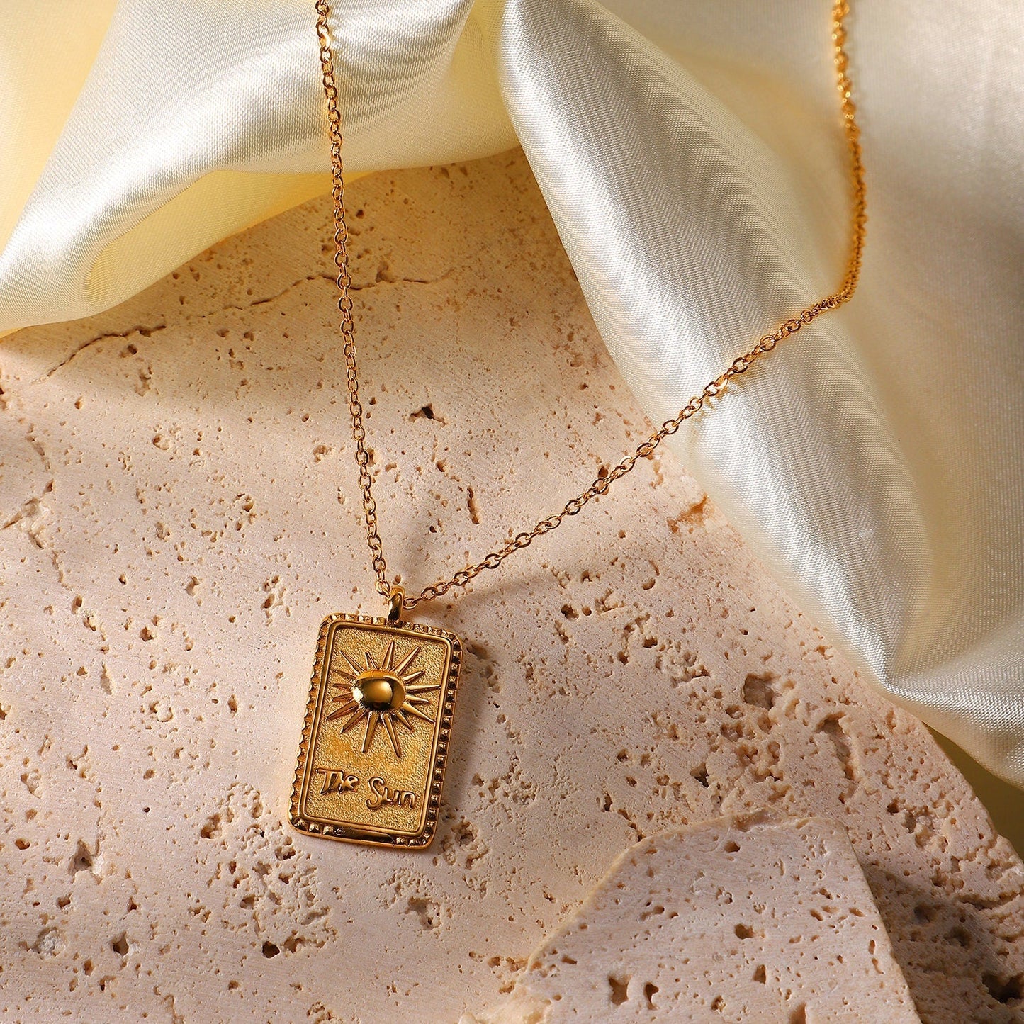 Sun Pendant Necklace