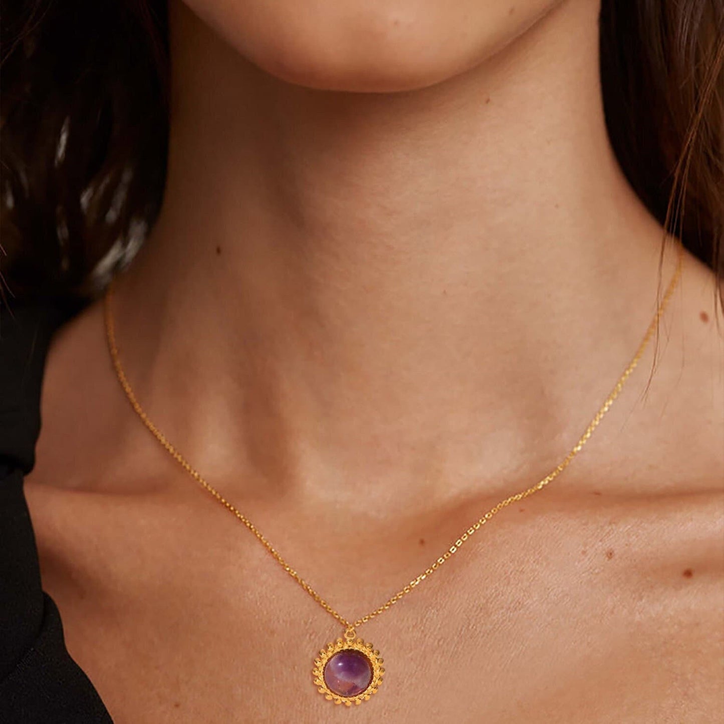 Sun Pendant Necklace