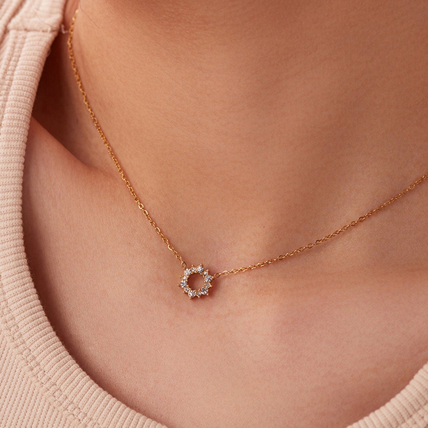 Sun Pendant Necklace