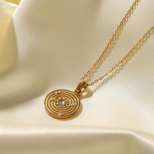 Sun Pendant Necklace