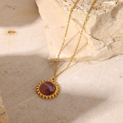 Sun Pendant Necklace